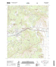 US Topo 7.5-minute map for Portola CA