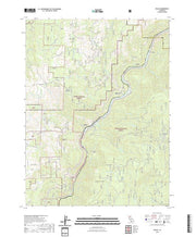 US Topo 7.5-minute map for Pulga CA