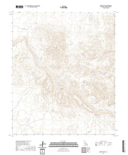 US Topo 7.5-minute map for Quartz Peak CA