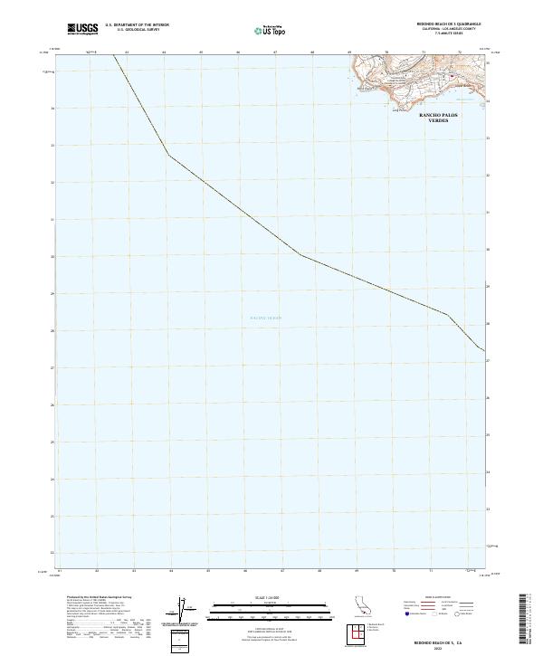 US Topo 7.5-minute map for Redondo Beach OE S CA