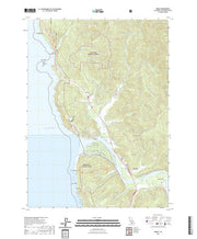 US Topo 7.5-minute map for Requa CA