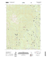 US Topo 7.5-minute map for Rush Creek Lakes CA