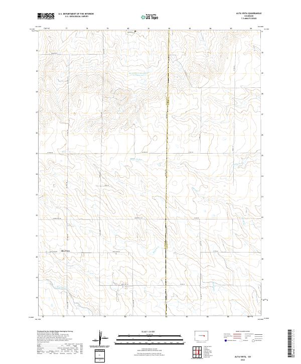 US Topo 7.5-minute map for Alta Vista CO