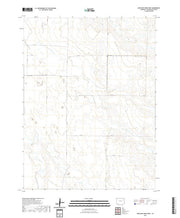 US Topo 7.5-minute map for Antelope Creek West CO