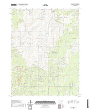 US Topo 7.5-minute map for Black Forest CO