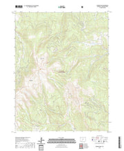 US Topo 7.5-minute map for Bowers Peak CO