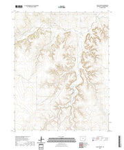 US Topo 7.5-minute map for Buck Canyon CO