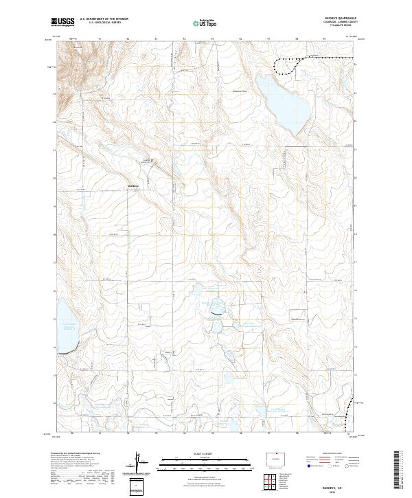 US Topo 7.5-minute map for Buckeye CO