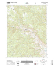 US Topo 7.5-minute map for Buckhorn Mountain CO