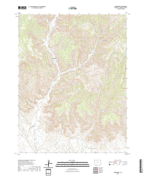 US Topo 7.5-minute map for Carbonera CO