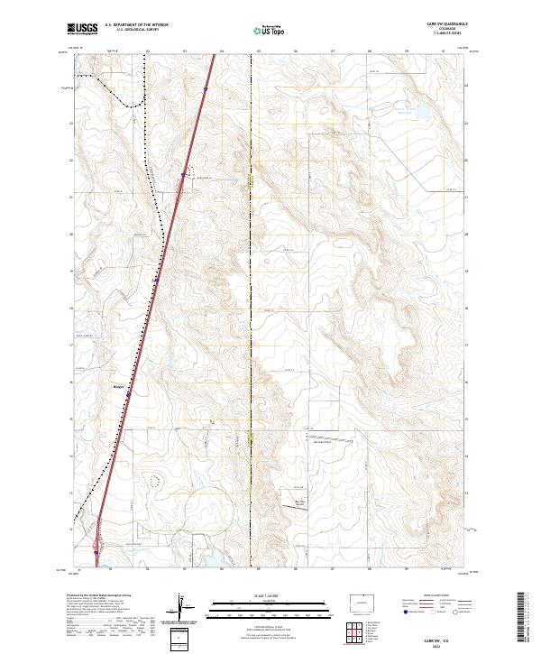 US Topo 7.5-minute map for Carr SW CO