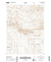 US Topo 7.5-minute map for Chalk Bluffs West COWY