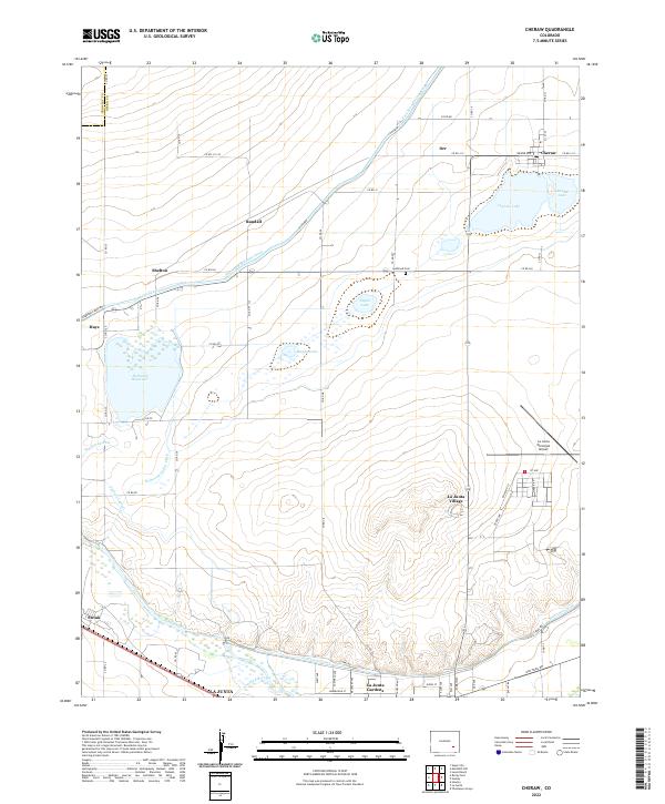 US Topo 7.5-minute map for Cheraw CO