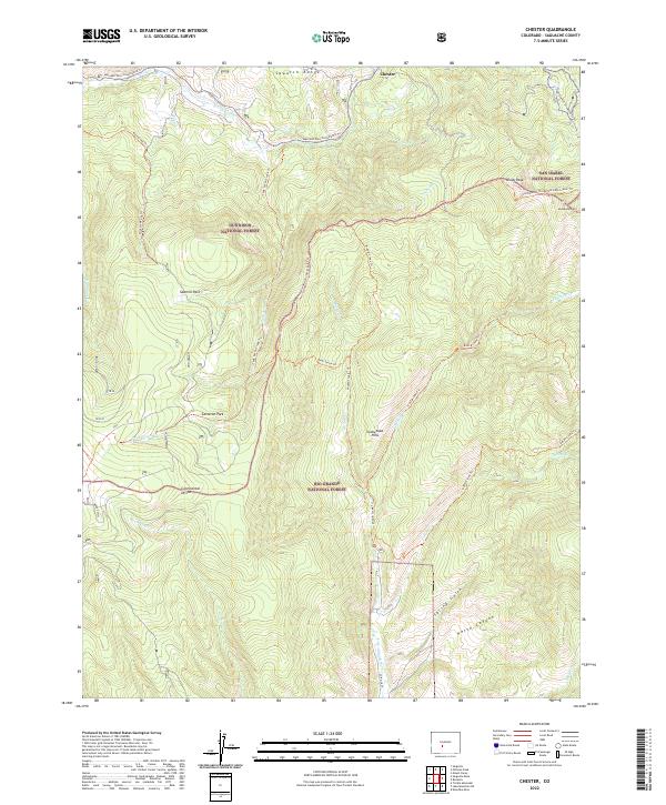 US Topo 7.5-minute map for Chester CO