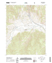 US Topo 7.5-minute map for Creede CO