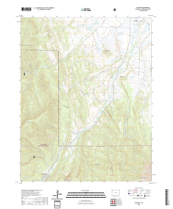 US Topo 7.5-minute map for Cuchara CO