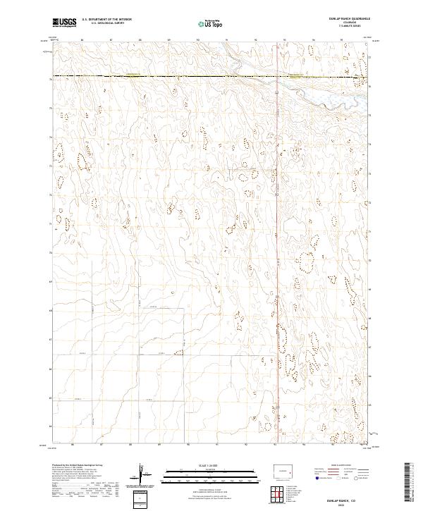 US Topo 7.5-minute map for Dunlap Ranch CO