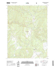 US Topo 7.5-minute map for Elkhorn Mountain CO