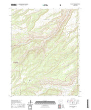 US Topo 7.5-minute map for Escalante Forks CO