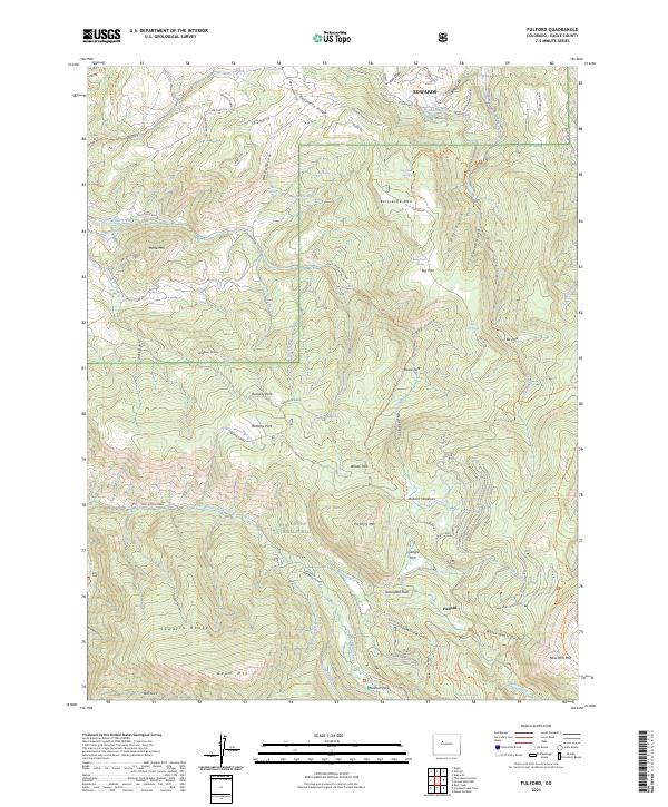 US Topo 7.5-minute map for Fulford CO