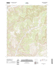 US Topo 7.5-minute map for Garvey Canyon CO