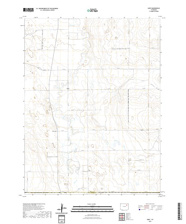 US Topo 7.5-minute map for Gary CO