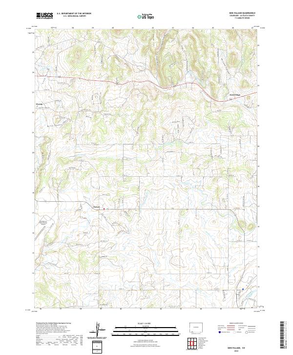 US Topo 7.5-minute map for Gem Village CO