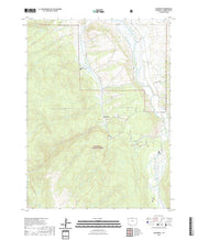 US Topo 7.5-minute map for Glendevey CO