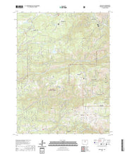 US Topo 7.5-minute map for Gold Hill CO