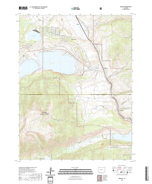 US Topo 7.5-minute map for Granite CO