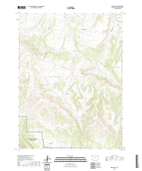 US Topo 7.5-minute map for Greystone CO