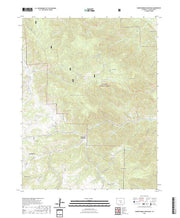 US Topo 7.5-minute map for Hardscrabble Mountain CO