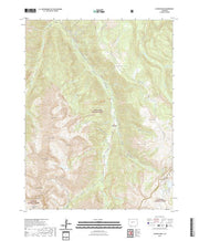 US Topo 7.5-minute map for Hayden Peak CO