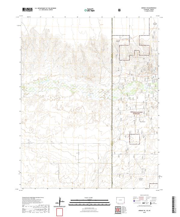 US Topo 7.5-minute map for Midway SE COKS