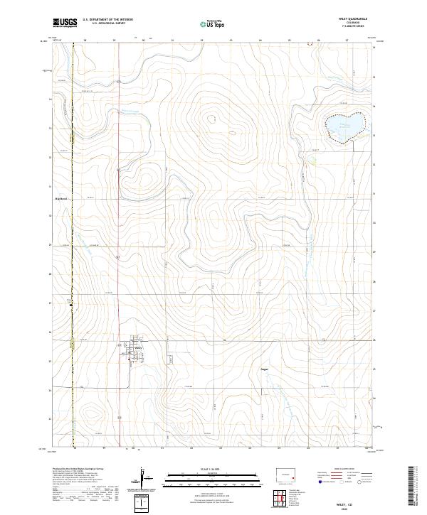 US Topo 7.5-minute map for Wiley CO