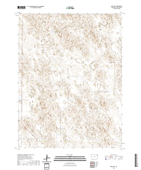 US Topo 7.5-minute map for Wray NW CO – American Map Store