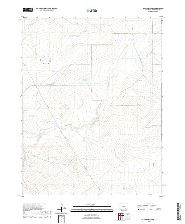 US Topo 7.5-minute map for Yellowbank Creek CO