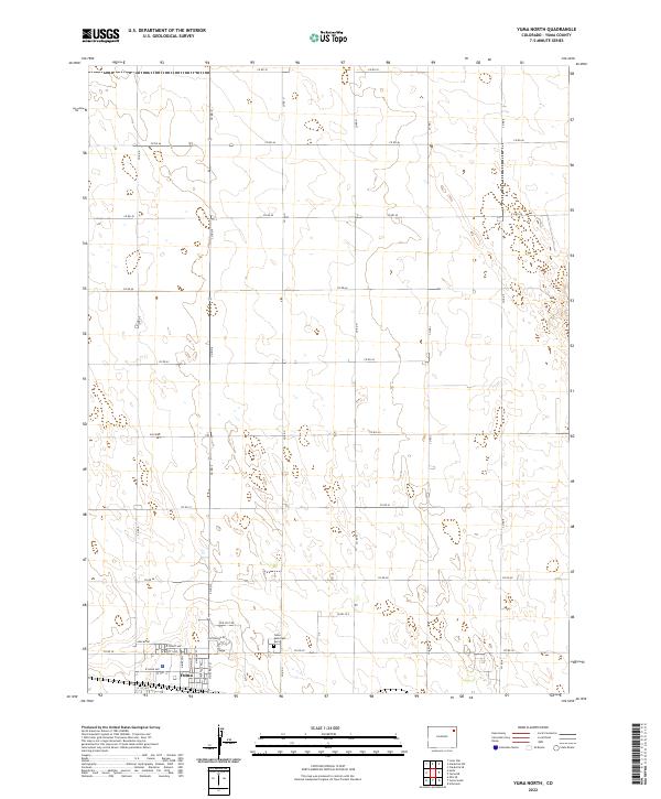 US Topo 7.5-minute map for Yuma North CO