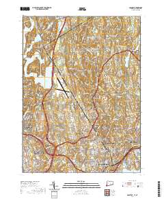 USGS US Topo 7.5-minute map for Glenville CTNY 2021