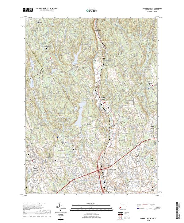 US Topo 7.5-minute map for Norwalk North CTNY