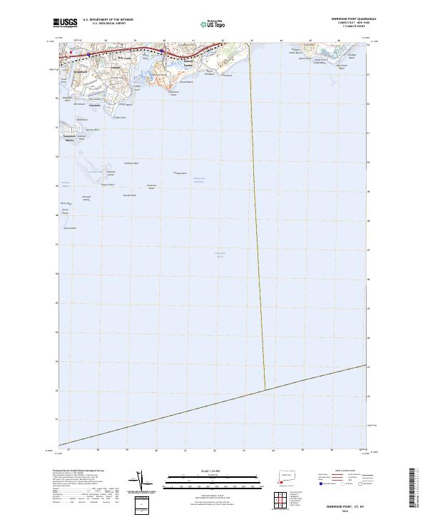 US Topo 7.5-minute map for Sherwood Point CTNY