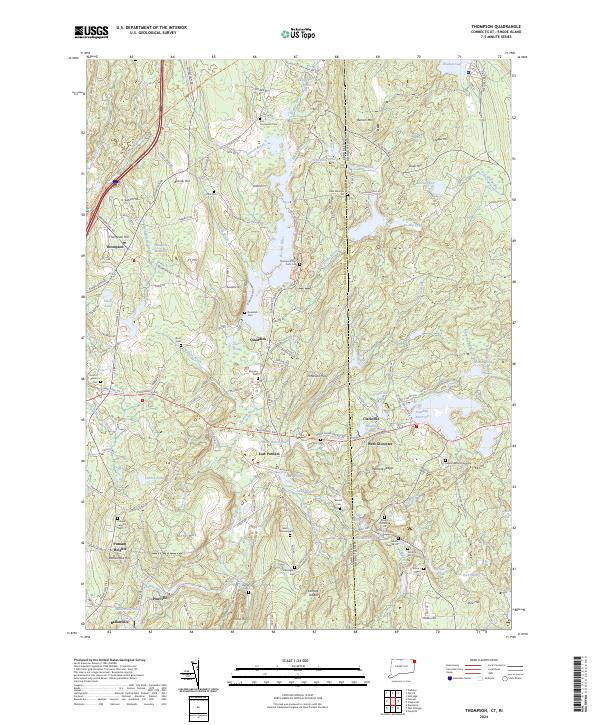 US Topo 7.5-minute map for Thompson CTRI