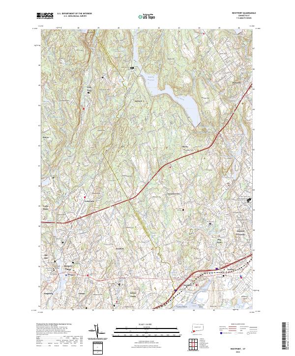 US Topo 7.5-minute map for Westport CT