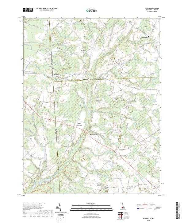 US Topo 7.5-minute map for Hickman DEMD