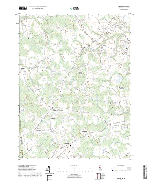 US Topo 7.5-minute map for Kenton DEMD