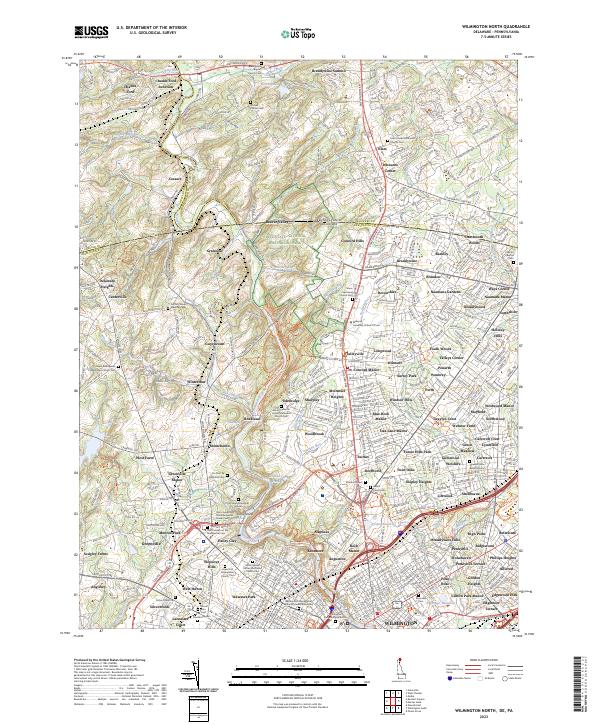 US Topo 7.5-minute map for Wilmington North DEPA