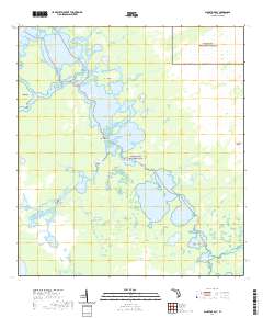 USGS US Topo 7.5-minute map for Alligator Bay FL 2021