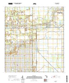 USGS US Topo 7.5-minute map for Alva FL 2021