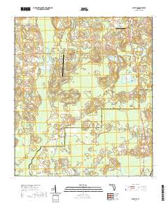 USGS US Topo 7.5-minute map for Ashville FL 2021