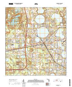 USGS US Topo 7.5-minute map for Auburndale FL 2021